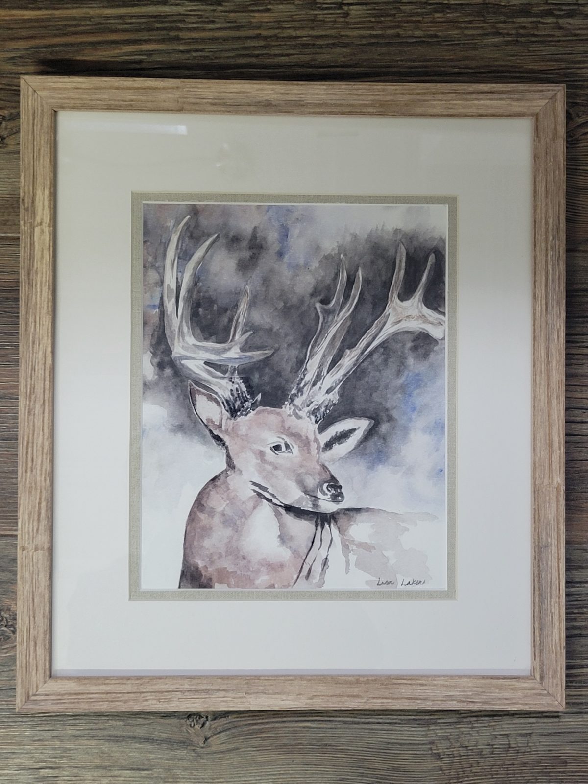 Framed Deer Print