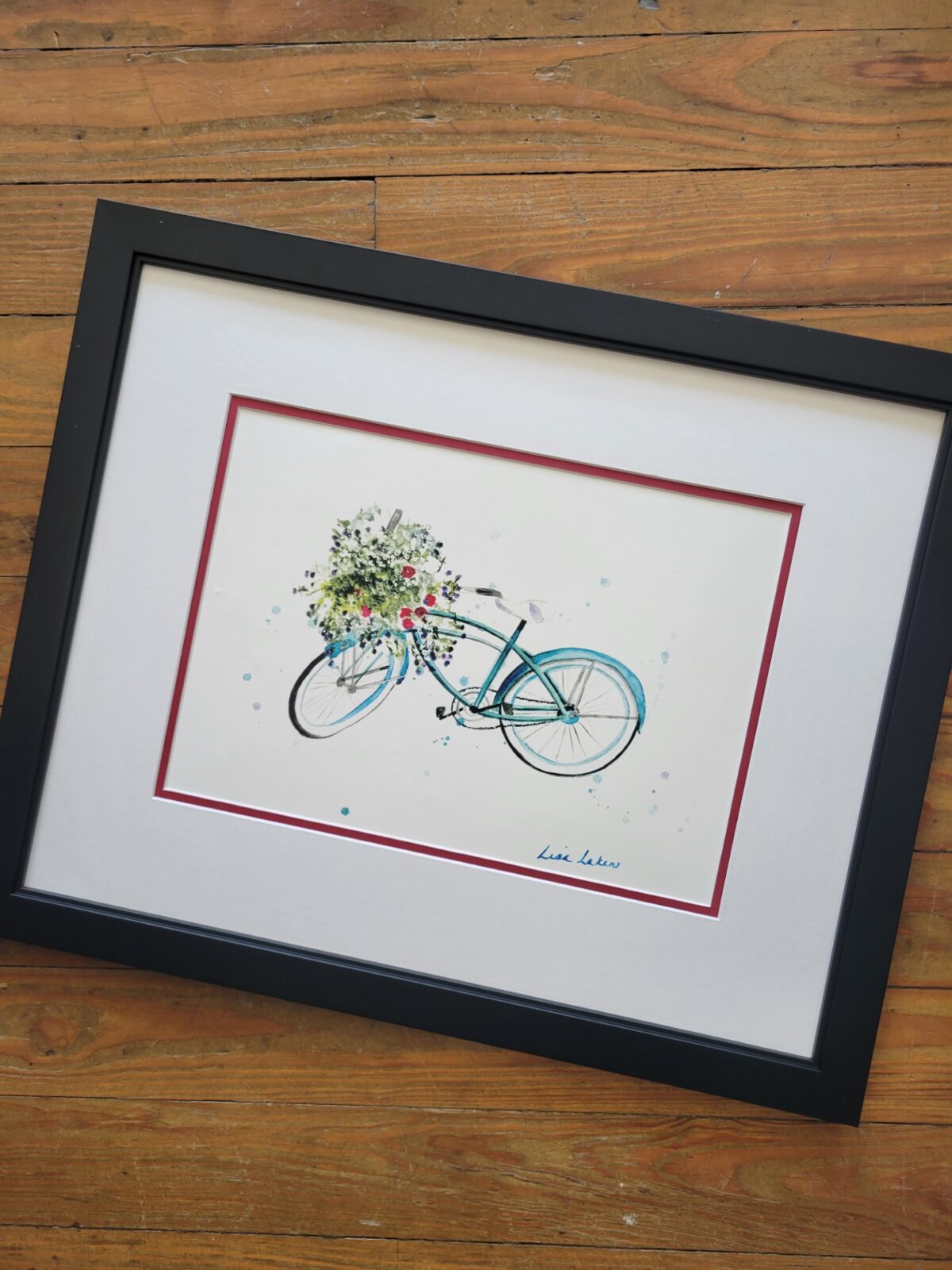 Framed Bike Print